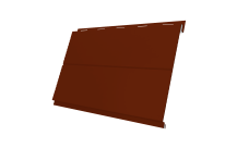 Вертикаль 0,2 line 0,5 Satin с пленкой RAL 3009 оксидно-красный