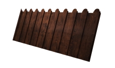Профнастил С8A v01 фигурный 0,45 Print-Double Premium Cherry Wood Fresh