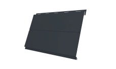 Вертикаль 0,2 line 0,5 Satin с пленкой RAL 7024 мокрый асфальт
