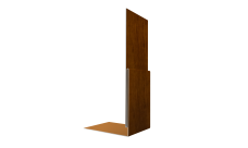 Планка приемная оконная 0,45 Print Premium Golden Wood Intense FTC (2м)