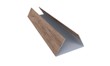 Планка стыковочная составная нижняя 0,45 Print Premium Almond Wood Fresh (3м)