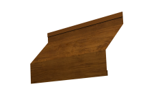 Ламель забора жалюзи Milan new 0,45 Print Elite с пленкой Golden Wood TwinColor