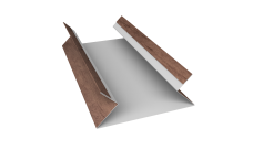 Планка угла внутреннего составная верхняя 0,45 Print Premium Almond Wood Fresh (2м)