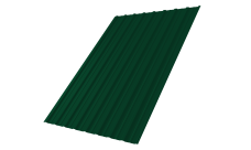 Профнастил С10A 0,45 Drap TX RAL 6005 зеленый мох