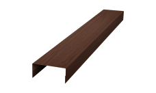 Крышка 30х15 жалюзи Texas 0,45 Print Elite Choco Wood TwinColor (2м)