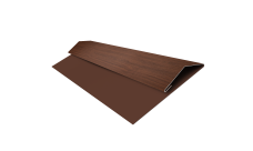 Планка стартово-финишная Экобрус Grand Line 0,45 Print Elite Choco Wood TwinColor (3м)