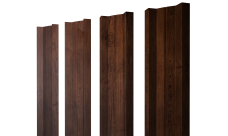 Штакетник М-образный В с прямым резом 0,45 Print-Double Premium Cherry Wood Fresh