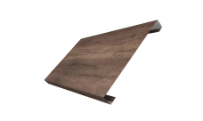 Ламель лицевая 200 забора жалюзи Texas 0,45 Print Premium с пленкой Almond Wood Fresh