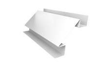 Планка угла внутреннего сложного БХ new 0,5 Satin с пленкой RAL 9003 сигнальный белый (2м)