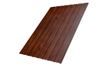 Профнастил С10B 0,45 Print-Double Premium с пленкой Cherry Wood Fresh