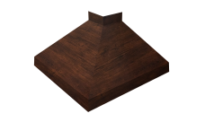 Угол отлива внешний 250 0,45 Print Premium с пленкой Cherry Wood Dark FTC