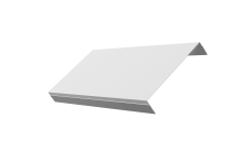 Ламель обратная 150 забора жалюзи Texas 0,5 Satin с пленкой RAL 9003 сигнальный белый