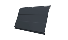 Вертикаль 0,2 prof 0,5 Satin с пленкой RAL 7024 мокрый асфальт