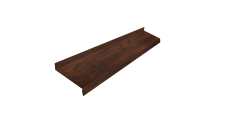 Отлив простой 100 0,45 Print Premium Cherry Wood Dark FTC (2м)