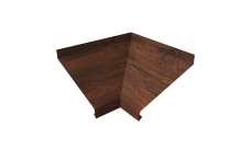 Угол отлива внутренний 250 0,45 Print Premium с пленкой Cherry Wood Dark FTC