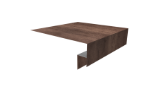 Планка околооконная сложная Экобрус Grand Line 250х50х25 0,45 Print Premium Almond Wood Fresh (2м)