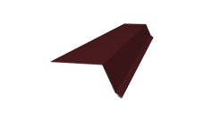 Планка капельник 100х55 0,45 Drap RAL 3005 красное вино (2м)