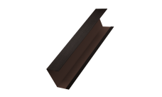Крышка жалюзи Milan, Tokyo (для калиток, ворот) 0,45 Print Elite Coffee Wood TwinColor (2м)