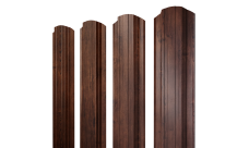 Штакетник Прямоугольный фигурный 0,45 Print-Double Premium Cherry Wood Fresh