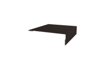 Планка мансардная 0,5 Rooftop Бархат RR 32 темно-коричневый (3м)